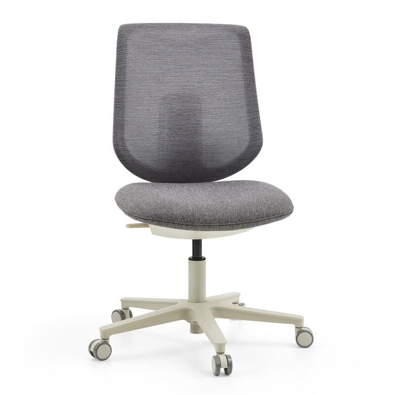 hjh OFFICE Bürostuhl Sitflex Lady ergonomisch ohne Armlehnen grau Home Office - 4064323108337