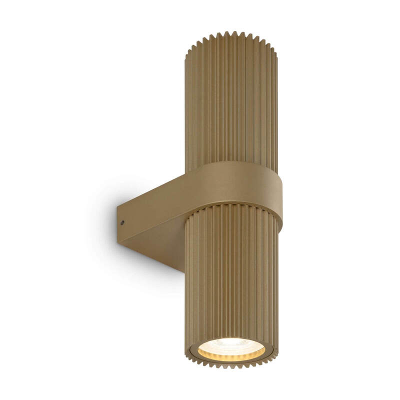 Maytoni DYNAMICS Wall Light, Gold-coloured, Height 23 Cm, Metal up/down - 4251110046105