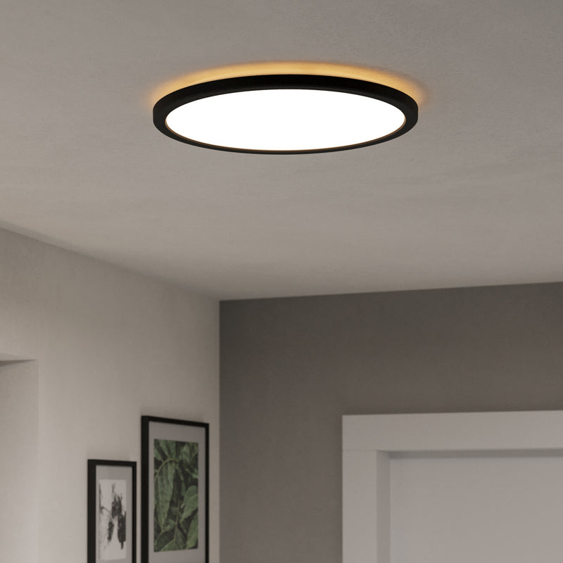 EGLO connect Deckenlampe Rovito-Z LED dimmbar schwarz RGB Farbwechsel Ø39cm - 9008606329717