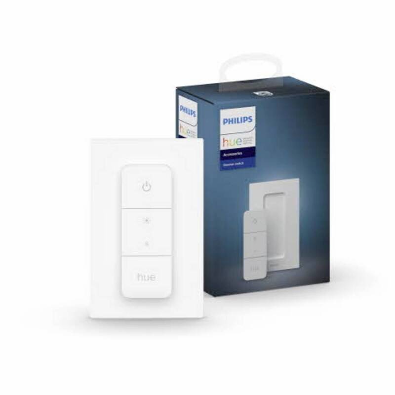 Philips Lighting Hue Dimmschalter 27461700 Dimmer Switch V2 Alexa Google Weiß - 8719514274617