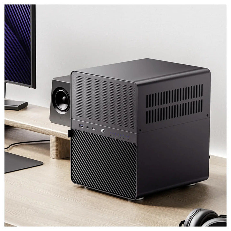 Jonsbo N3 NAS Gehäuse Mini-ITX Aluminium schwarz 3,5 Zoll HDDs 8-fach Hot-Swap - 6970620553184