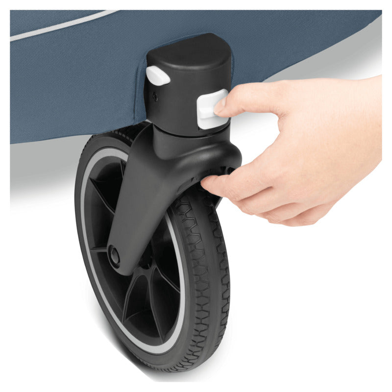 Hauck Dryk Duo Plus Fahrradanhänger Buggy Dunkelblau für 1-2 Kinder - 4007923515075