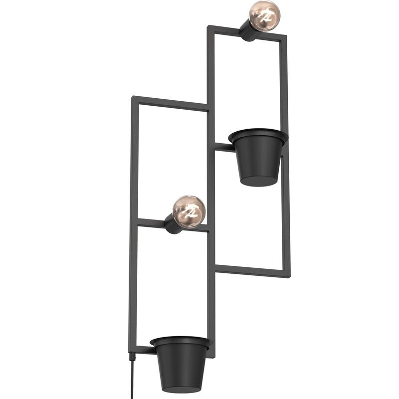 Envostar Hyazinth Wandleuchte Wandlampe Wandlicht Leuchte Lampe 2 Blumentöp540 - 4251911782431