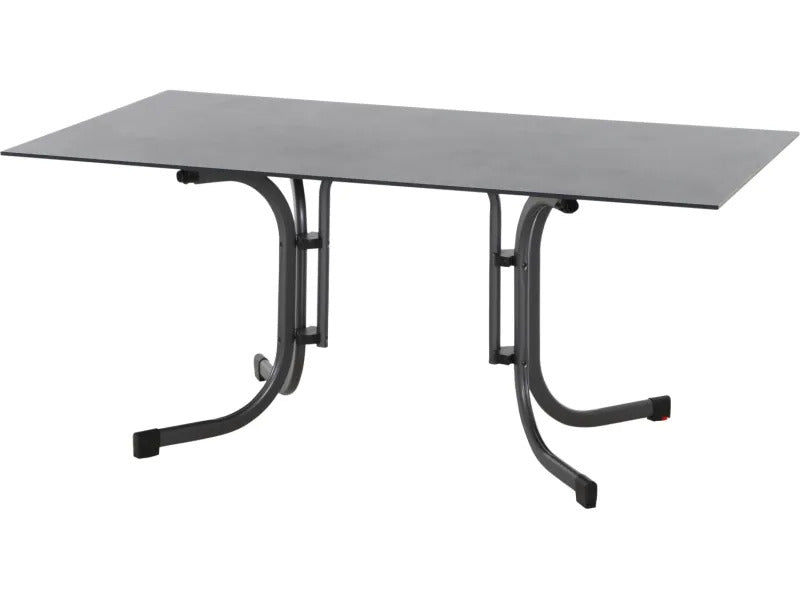 Siena Garden Klapptisch Sola Gartenmöbel Klapptisch anthrazit 90x160cm stabil - 4055938498326