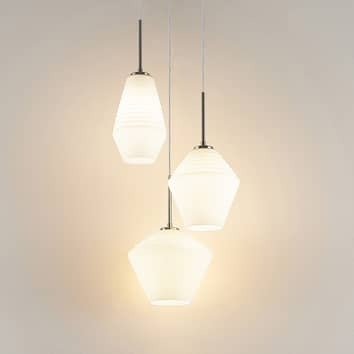 Lindby Ekkis Pendellampe Hängeleuchte Hängelampe Leuchte LED 3-fl. rund opalw181 - 4251911749311