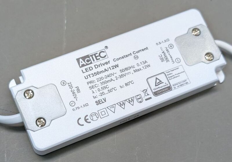 Deko Light LED-Treiber Konstantstrom 0.35 A inkl. 3-fach Verteiler IP20 2480mm - 4042943165060