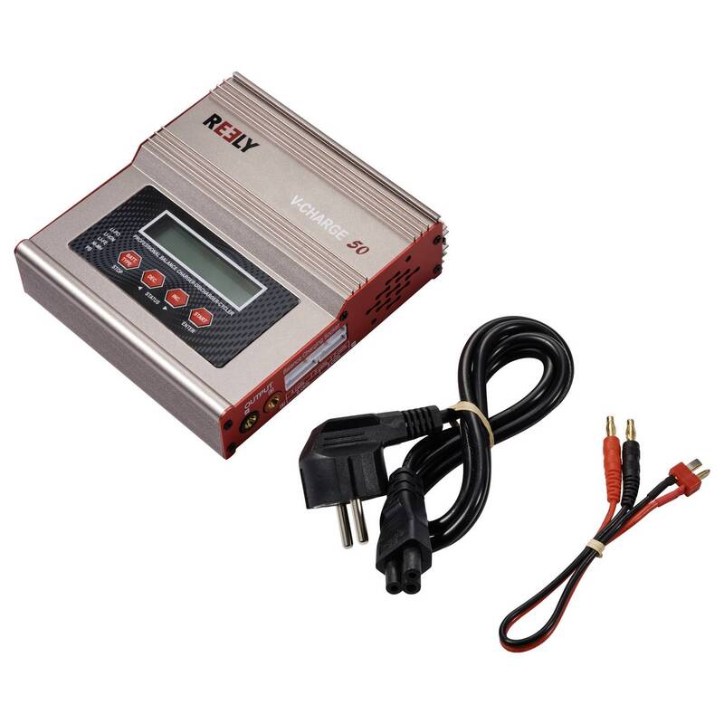 REELY V-Charge 50 Multifunktions-Ladegerät für Modellbau 100-240V 50W 7A - 4064161242644