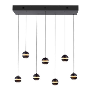 B-Ware SCHÖNER WOHNEN Pendelleuchte Hängelampe LED LINI dimmbar höhenverstellbar 7-flg