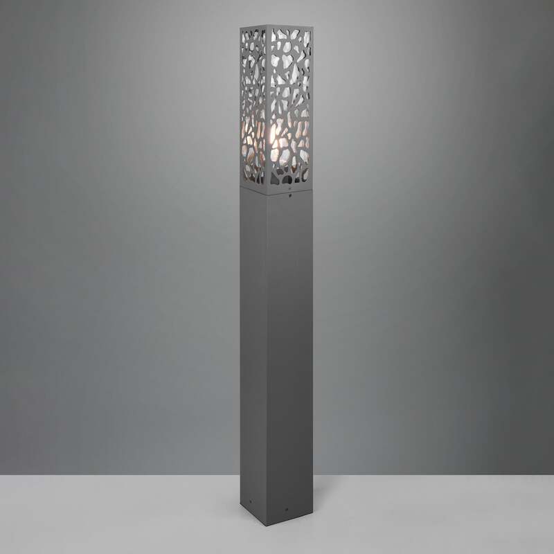 TRIO LIGHTING Wegeleuchte Cooper Gartenleuchte Pollerleuchte dimmbar anthrazit - 4017807492729