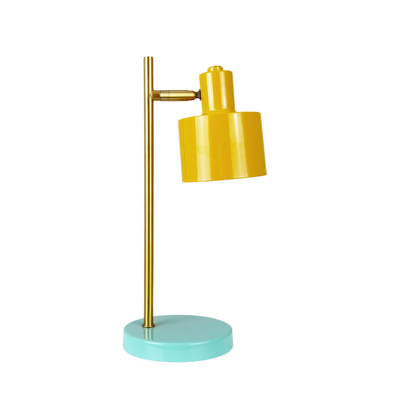 Dyberg Larsen Tischlampe Leuchte Ocean dimmbar USB Stehlampe curry türkis 28cm - 5704709095194