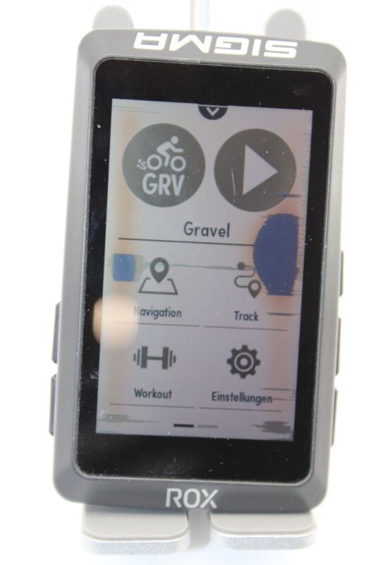 Sigma Fahrrad-Navi ROX 12.1 EVO Bluetooth GPS GLONASS Europa 3 Zoll grau 110g - 4016224010400