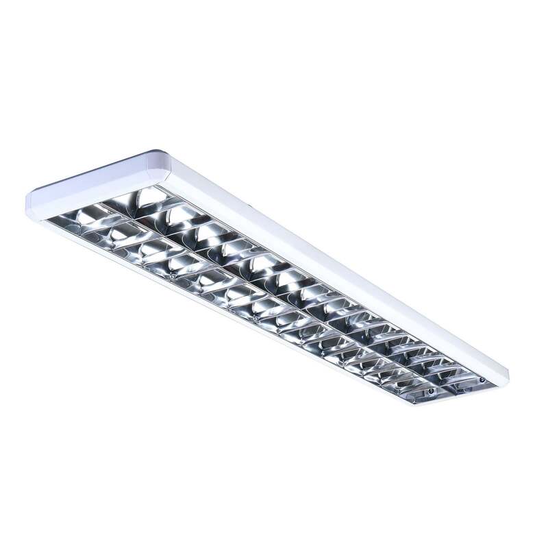 G & L Handels GmbH Rasteranbauleuchte dimmbar 432 LED Leuchte weiß 154,5x32cm - 4063932001633