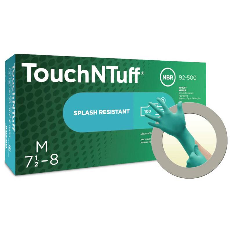 Ansell TouchNTuff 92500 Handschuhe Größe XL (9.5-10.0) Einweg Handschutz 100 St. - 76490479671