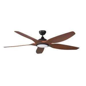 B-Ware Lucande LED-Deckenventilator Omendo, schwarz DC leise CCT Ventilator Gebläse