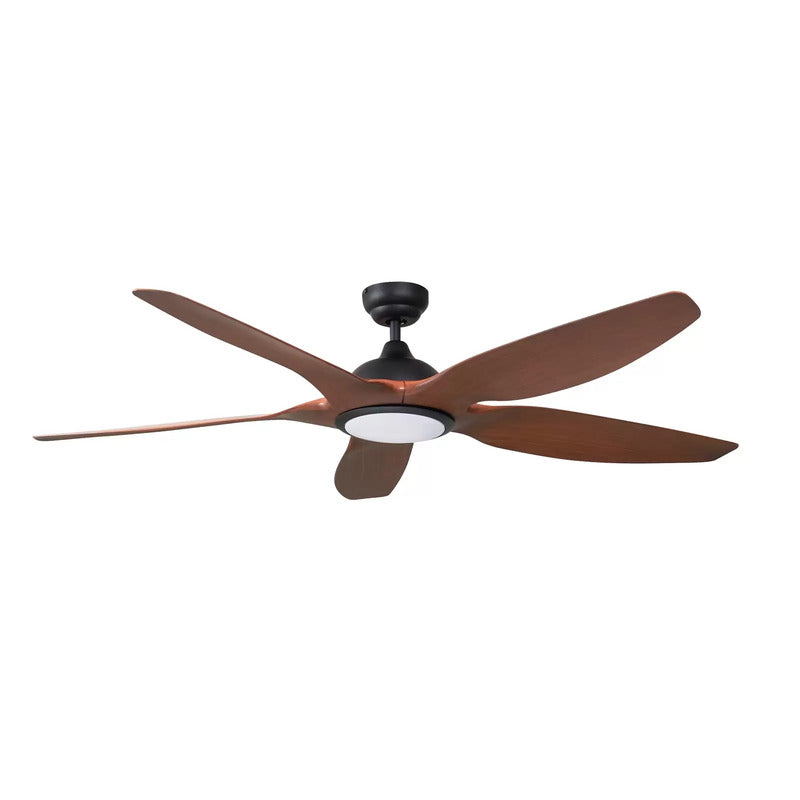 Lucande LED-Deckenventilator Omendo, schwarz DC leise CCT Ventilator Gebläse - 4251911780024