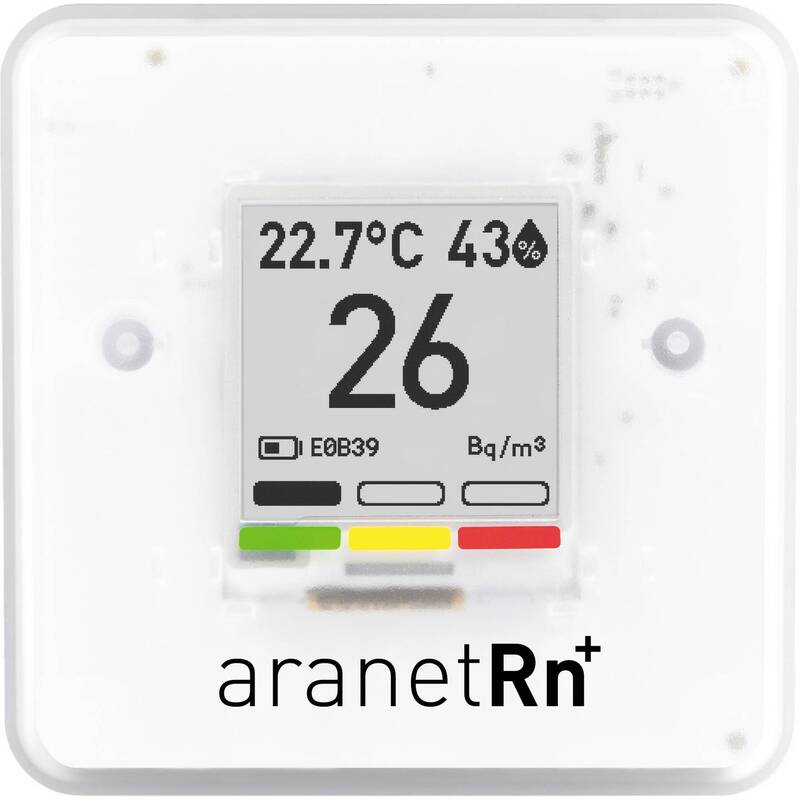 Aranet Radon Sensor Plus HOME Radon-Messgerät für Innenraumüberwachung - 4752213000525