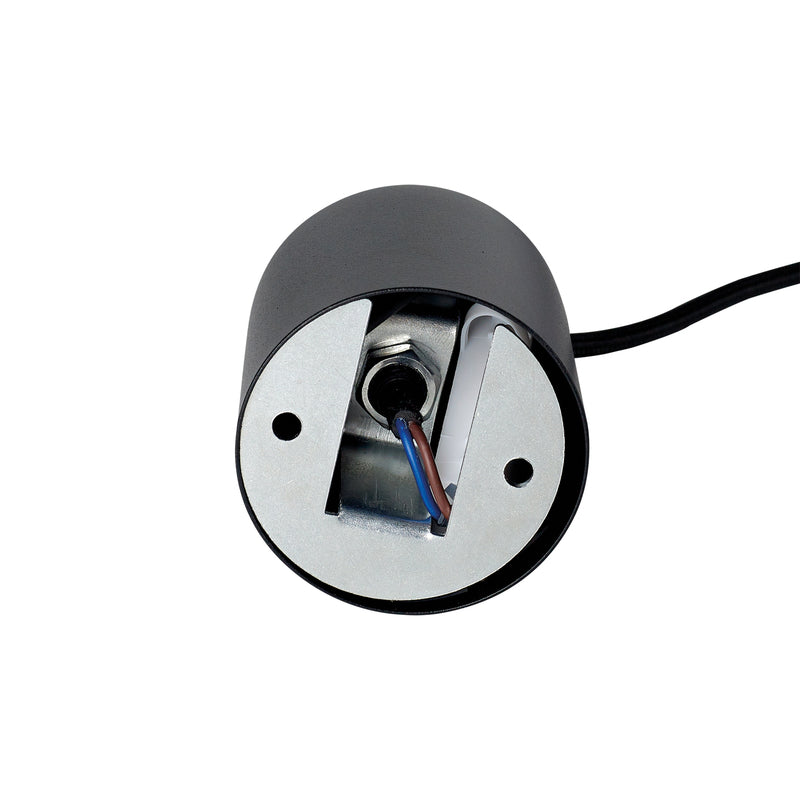 Ideallux Pendelleuchte Hängelampe Look LED Leuchte Lampe schwarz 40cm 6cm - 8021696104928