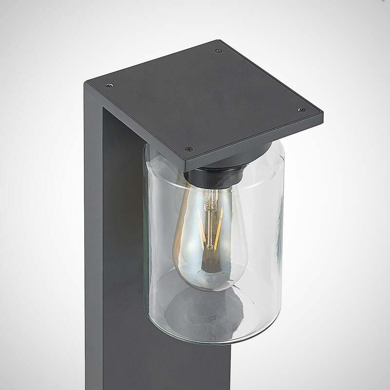 Lucande Wegeleuchte Semka LED Gartenleuchte dimmbar anthrazit 65cm Aluminium - 4251096594058