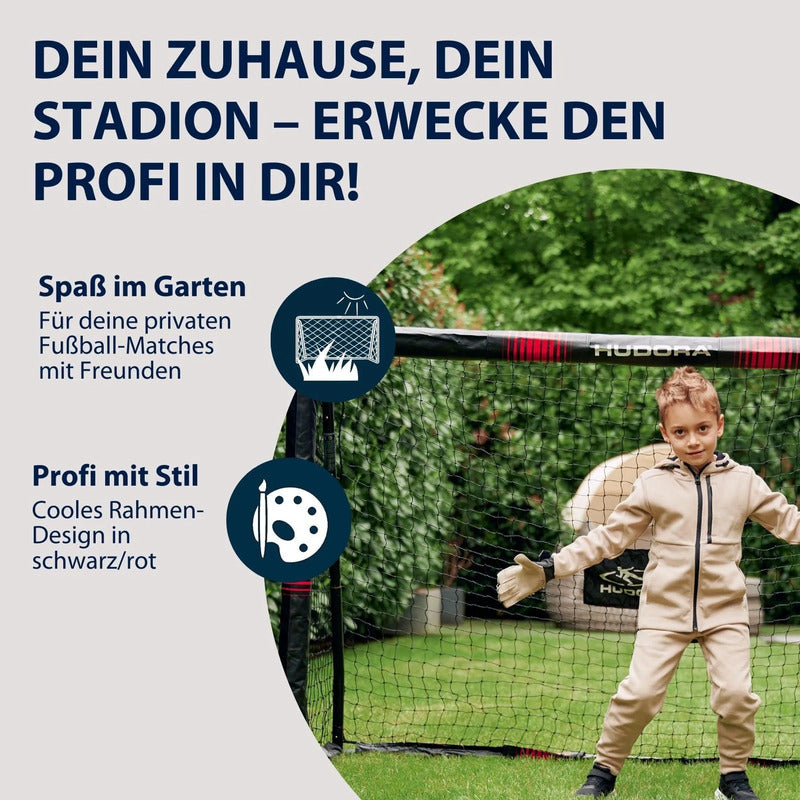 HUDORA Fußballtor Pro Tect 180 Tor Fußballtor mit gepolstertem Aufprallschutz - 4005998835135