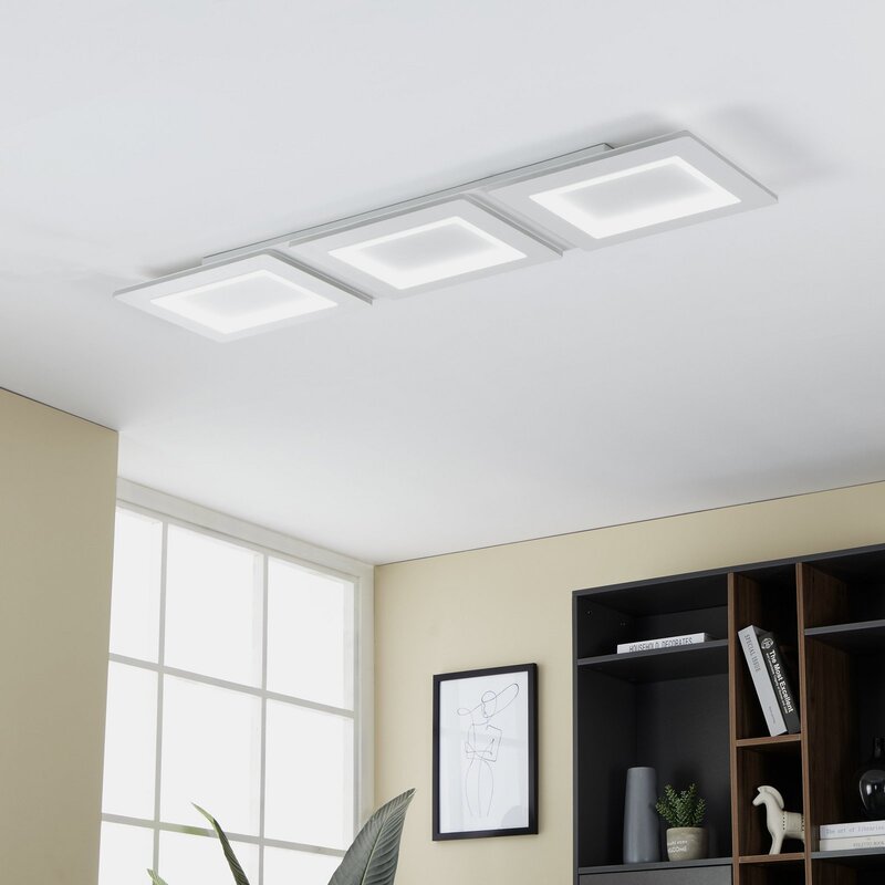 EGLO Deckenleuchte Deckenlampe LED weiß Stahl connect Padrogiano App steuer69 - 9008606244171