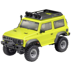 B-Ware Absima 1:24 Micro Crawler Jimny Yellow 4WD RTR RC Modellauto 45 Min Fahrzeit