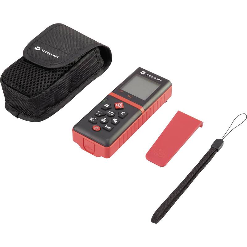 Toolcraft Laser-Entfernungsmesser LDM X40 40m Messgerät Nivelliergerät präzise - 4053199516308