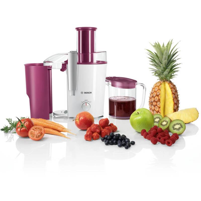 Bosch Entsafter MES25C0 700W Saftpresse Obst Gemüse Kunststoff weiß 2l 2 Stufen - 4242002812090