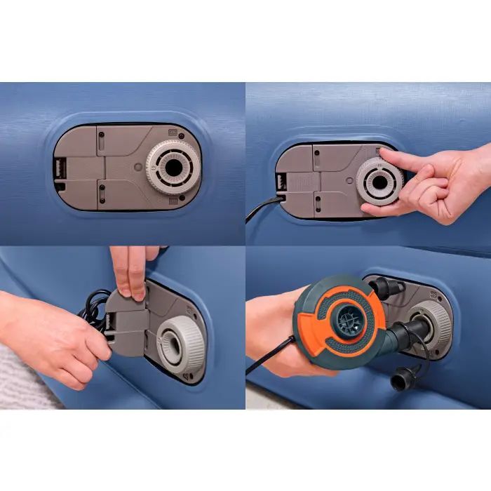 Bestway Doppelluftbett TriTech mit Elektropumpe 203x152cm für 2 Personen 300kg - 6941607329719