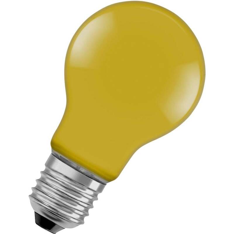 OSRAM LED Lampe Glühbirne E27 Gelb Klar A60 230V 2.5W 2200K Classic 10 STÜCK - 4058075433922