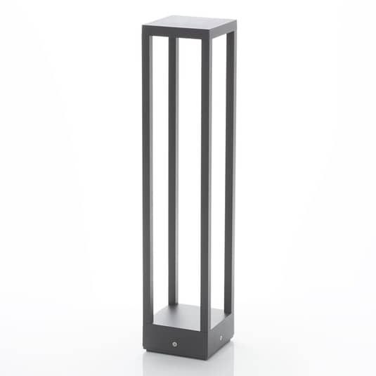 Lucande Wegeleuchte Gartenlampe Carlota LED Pollerleuchte anthrazit 65cm IP65 - 4251096558579