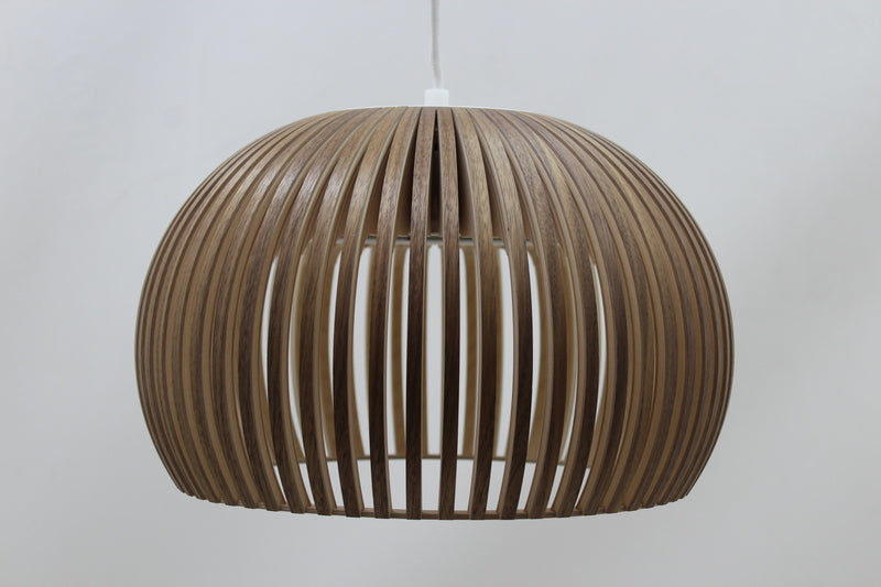 Secto - Atto 5000 LED-Pendelleuchte, Ø 34 x H 21 cm Walnuss SIEHE FOTO - 6430053140424