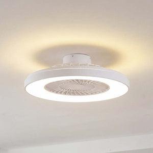 B-Ware Lindby Deckenventilator Teleo LED Smart Home Tuya App weiß Ø58cm Fernbedienung