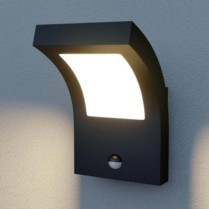 B-Ware Arcchio Außenleuchte Wandlampe LED Außenbeleuchtung Bewegungsmelder grafitgrau