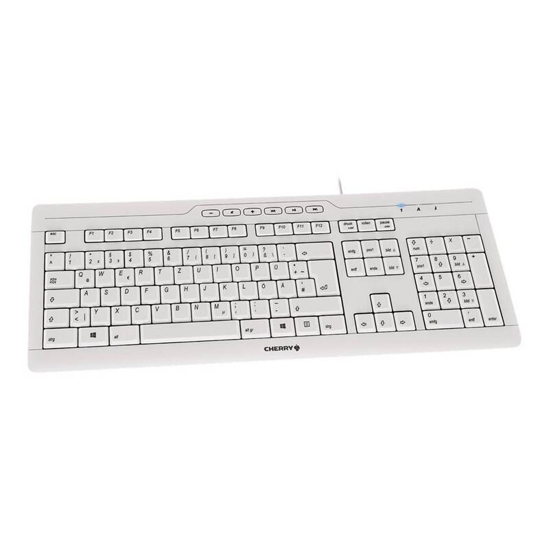 Cherry Tastatur USB QWERTZ CHERRY STREAM 3.0 mehrfarbig Eingabegerät Schweiz - 4025112083235