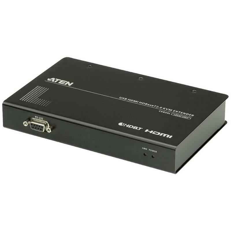 Aten KVM Umschalter Extender Verlängerung CE820-ATA-G HDMI 4K 100 m schwarz Set - 4710469341823