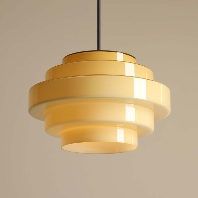 Aldex Hängeleuchte Pendelleuchte Filo LED Lampe dimmbar gelb Ø28cm 1x15W - 5904798660253