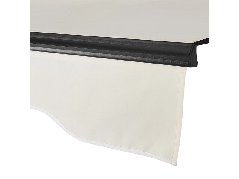 Gelenkarmmarkise 400x300cm Beige UV-beständig Wasserabweisend Kurbelantrieb - 4262437183497