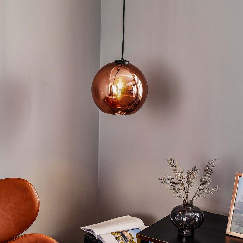 Nowodvorski Lighting Hängeleuchte Polaris verspiegeltes Glas kupfer Leuchte E27 - 5903139905893