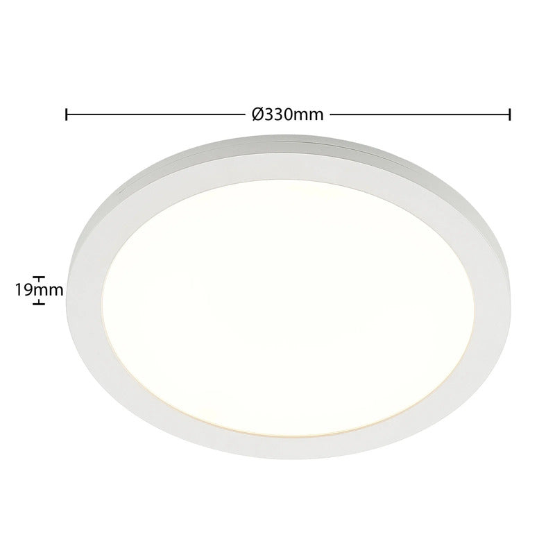Prios Deckenlampe Aureka LED Leuchte mit Bewegungsmelder Ø33cm warmweiß weiß - 4251911706635