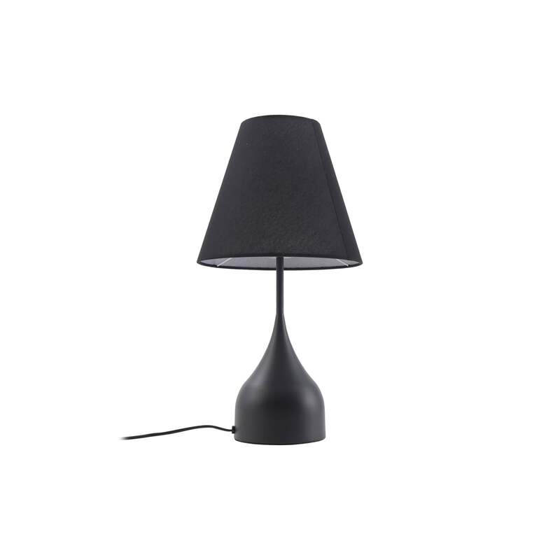 Lucande Tischleuchte Luoti LED Lampe Tischlampe schwarz 57cm hoch Ø 30cm Lampe - 4251911778809