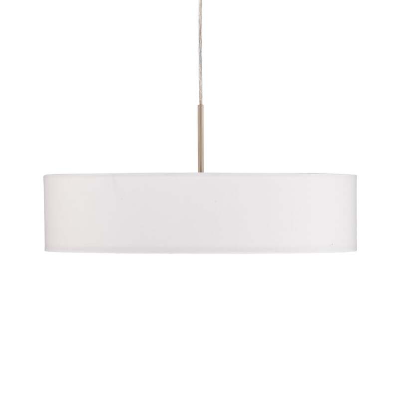Lindby Hängeleuchte Pendelleuchte Sebatin LED Lampe dimmbar weiß Ø50cm 3-flg - 4251096502992