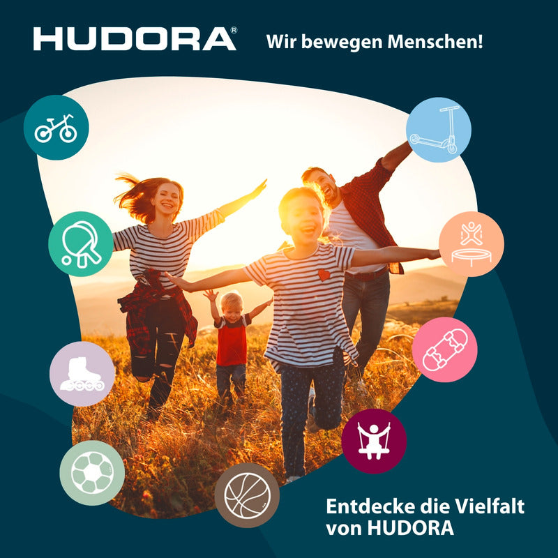 HUDORA Rollschuh My First Quad lila Gr. 26-29 für Kinder ab 3 Jahren - 4005998220627