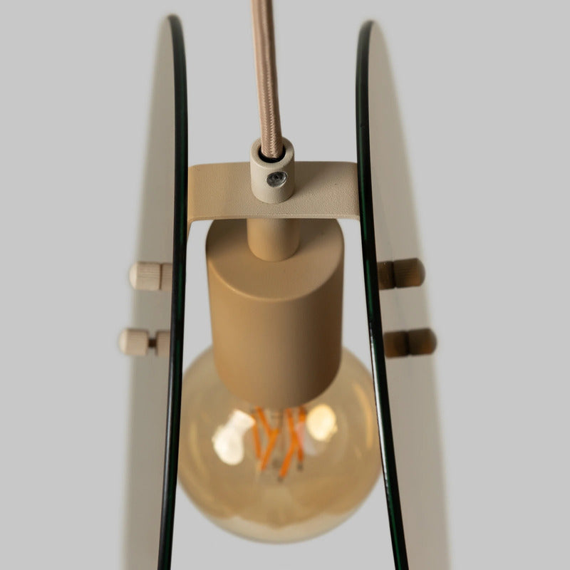 It's about RoMi Hängelampe Toledo LED Pendelleuchte Lampe bernstein Ø 25 cm - 8716248097703