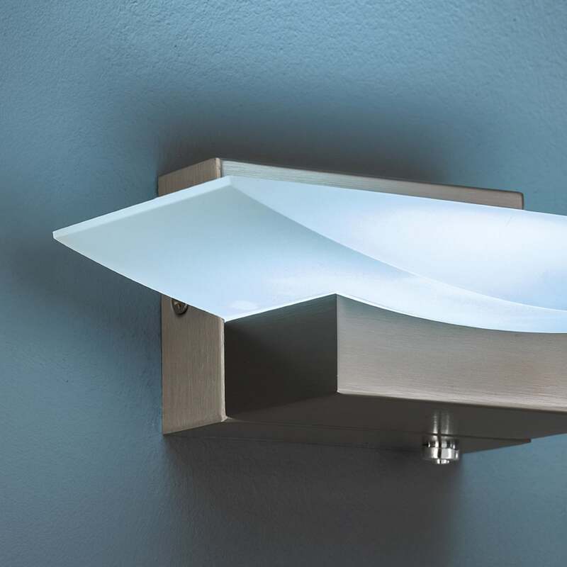 FISCHER & HONSEL Wandleuchte Bowl TW CCT LED Lampe dimmbar nickel 30cm 950lm - 4003694302982