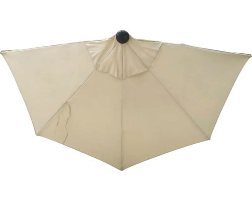 Soluna Ersatzbezug Sonnenschirm Bordeaux Ecru 270cm Kunstfaser UV-Schutz - 4306516436583