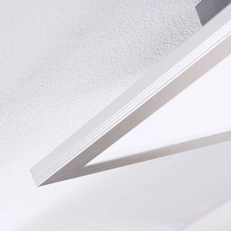 Lindby Deckenleuchte LED Livel Lampe Leuchte silber 4000K 80x30cm IP20 36W - 4251096528374