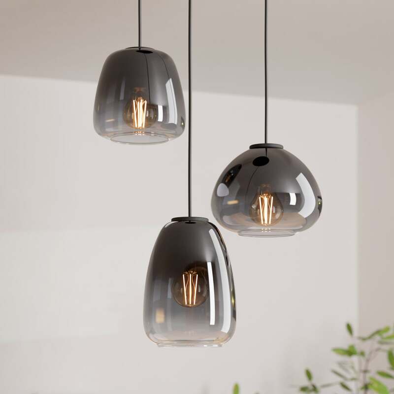 Eglo Hängelampe Hängeleuchte Aguilares LED Pendelleuchte dimmbar schwarz - 9008606235568