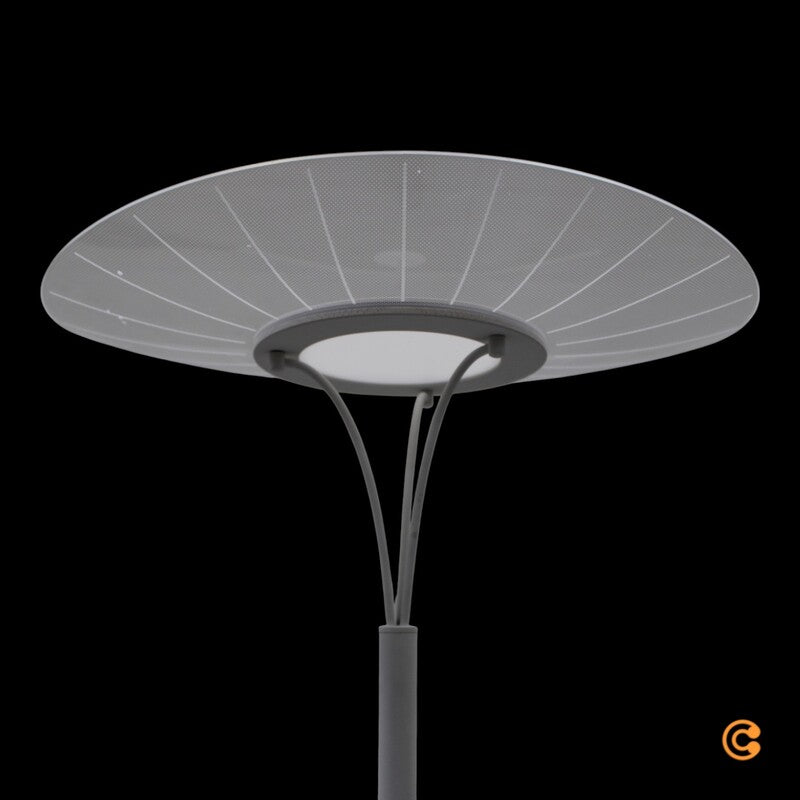 Fabas Luce Stehleuchte Standlampe LED Vela weiß transparent Dimmer Acryl - 8019282518068