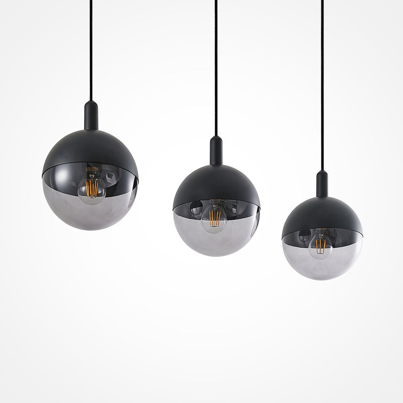 Lucande Dustian Hängeleuchte Deckenlampe Pendelleuchte Deckenlicht 3-flg 90 cm - 4251096580280