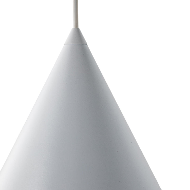 Hängeleuchte Cono LED Pendelleuchte dimmbar Lampe weiß matt Stahl Ø19cm 140cm - 5906135100071